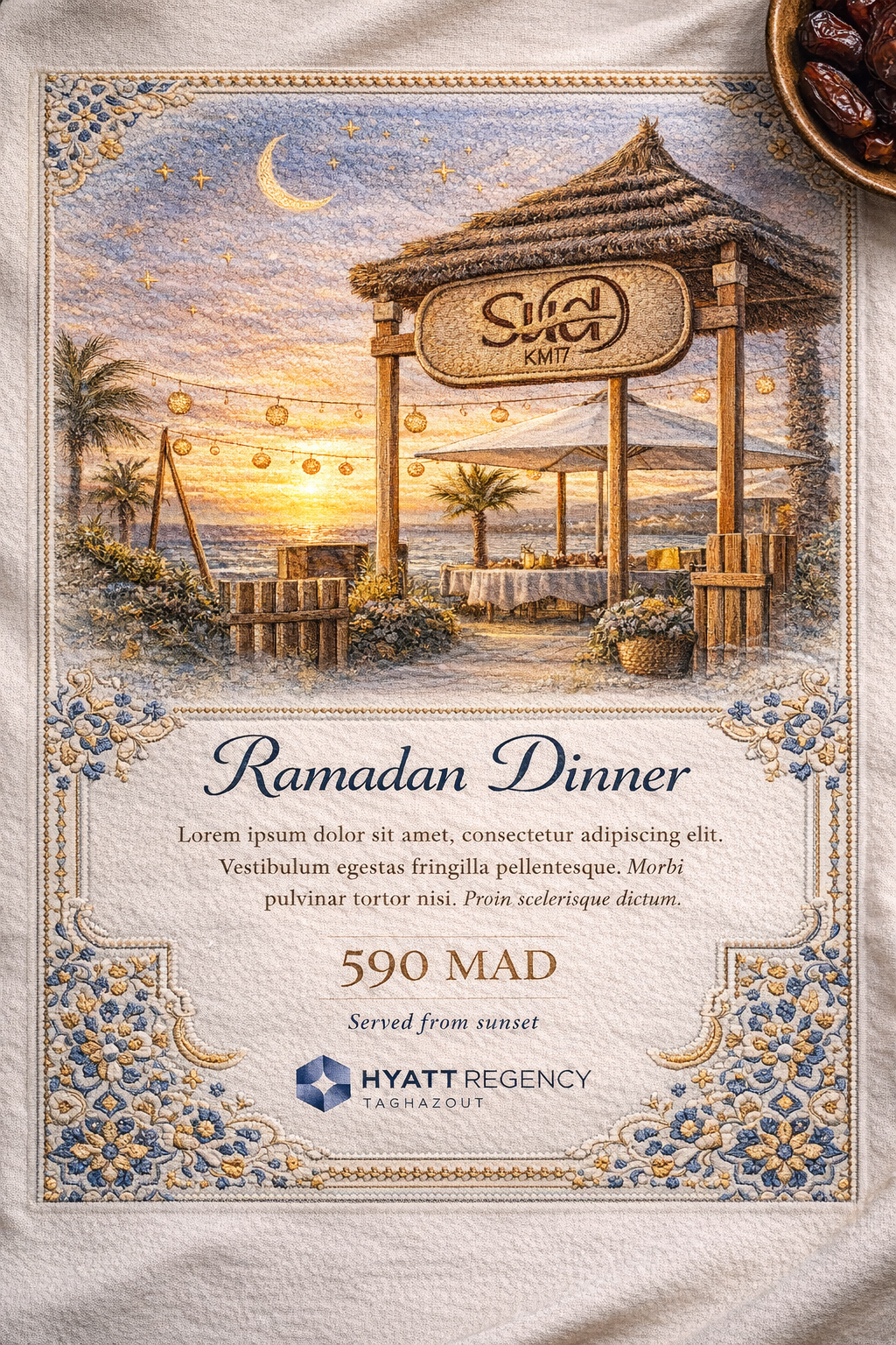 Affiche Restaurant Ramadan